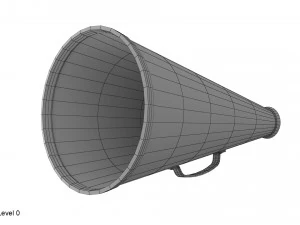 megaphone 3D Model
