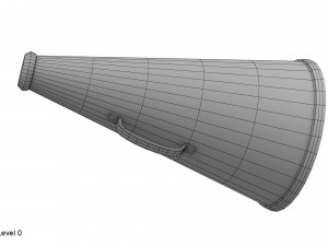 megaphone 3D Model