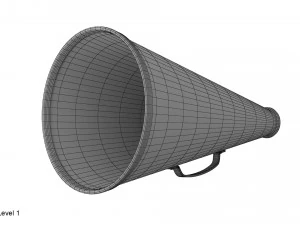 megaphone 3D Model