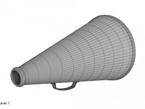 megaphone 3D Model