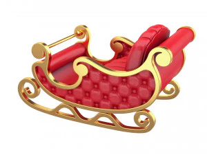 сани Діда Мороза 3D Модель