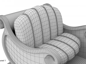 сани Діда Мороза 3D Модель