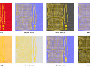 pergaminho de papel com selo Modelo 3D