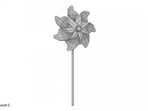 pinwheel Modello 3D