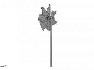 pinwheel Modello 3D