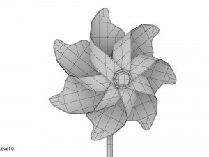 pinwheel Modello 3D