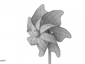 pinwheel Modello 3D