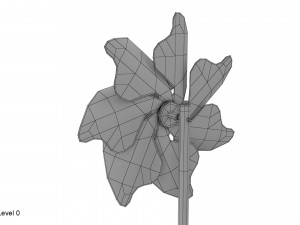 pinwheel Modello 3D