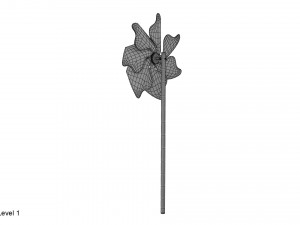 pinwheel Modello 3D