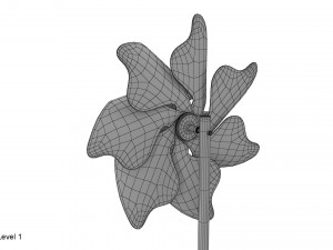 pinwheel Modello 3D