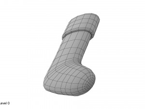 christmas sock vrayfur Modèle 3D