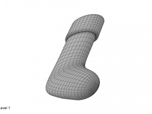 christmas sock vrayfur Modèle 3D