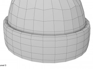 knitted winter hat 3Dモデル