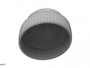 knitted winter hat 3Dモデル