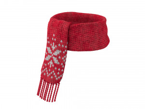 knitted wool scarf 3D 模型