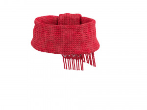 knitted wool scarf 3D 模型