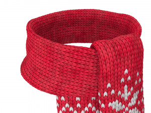 knitted wool scarf 3D 模型