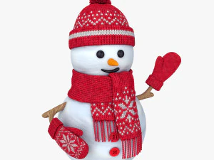sneeuwman 3D Model