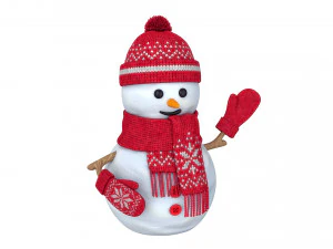 mu&ntilde;eco de nieve Modelo 3D