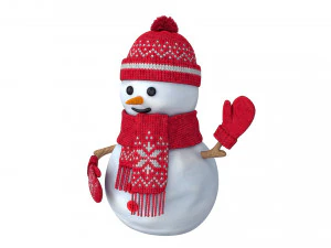 mu&ntilde;eco de nieve Modelo 3D