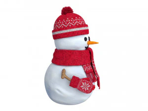 mu&ntilde;eco de nieve Modelo 3D