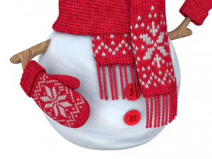 mu&ntilde;eco de nieve Modelo 3D