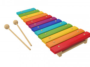 xylophone musical toy Model 3D