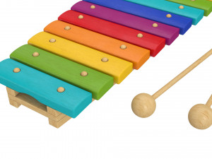 xylophone musical toy Model 3D