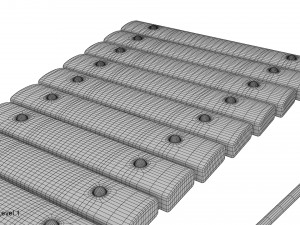 xylophone musical toy Model 3D