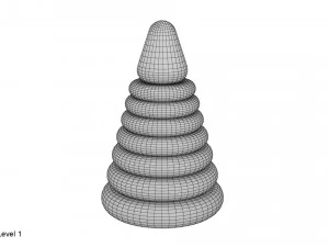 toy pyramid 3D Model