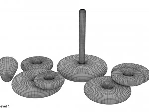 toy pyramid 3D Model