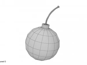 bomba redonda Modelo 3D