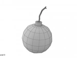 bomba redonda Modelo 3D