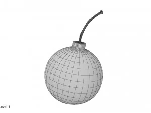 bomba redonda Modelo 3D