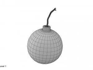 bomba redonda Modelo 3D