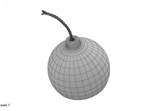 bomba redonda Modelo 3D