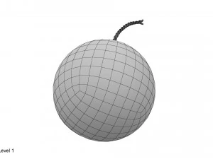 bomba redonda Modelo 3D