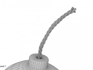 bomba redonda Modelo 3D