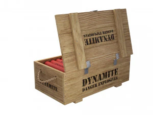 caja de dinamita Modelo 3D