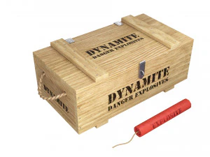 caja de dinamita Modelo 3D