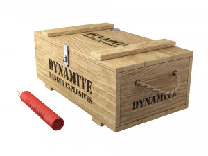 caja de dinamita Modelo 3D