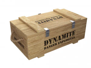 caja de dinamita Modelo 3D