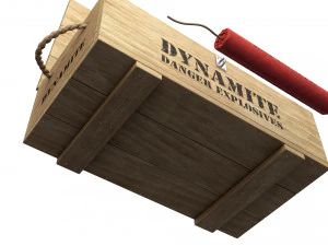 caja de dinamita Modelo 3D