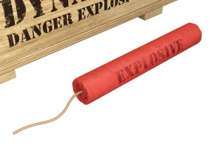 caja de dinamita Modelo 3D