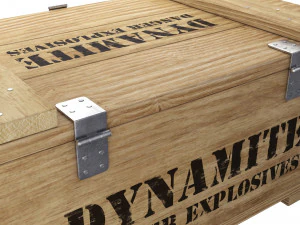 caja de dinamita Modelo 3D