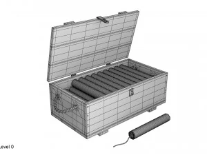 caja de dinamita Modelo 3D