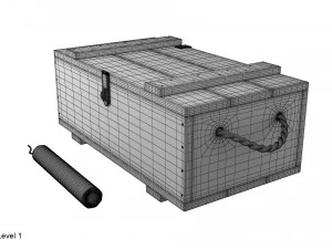 caja de dinamita Modelo 3D