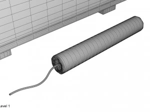 caja de dinamita Modelo 3D