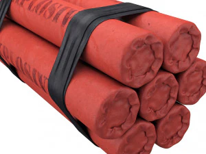 b&uuml;y&uuml;k bir grup dinamit 3D Model