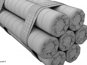 b&uuml;y&uuml;k bir grup dinamit 3D Model